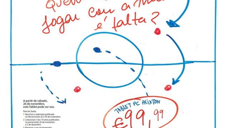 Quem disse que jogar com a mão é falta?