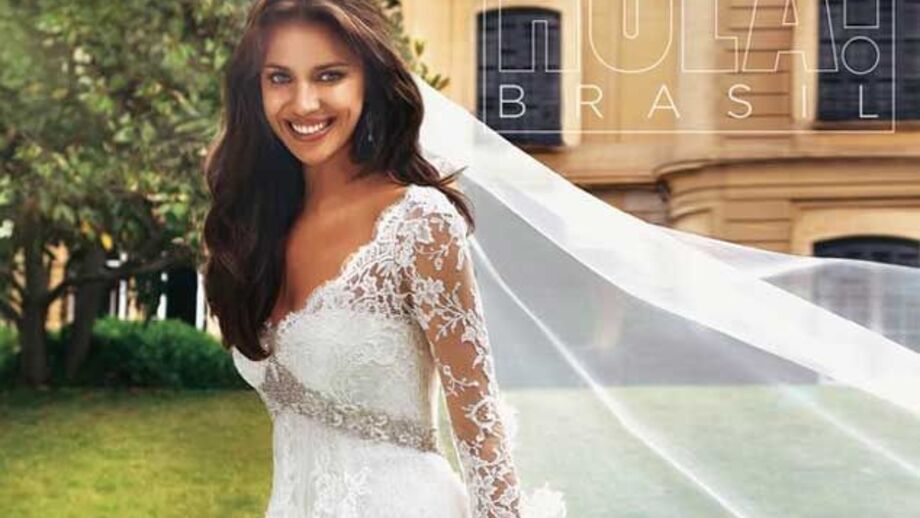 Irina Shayk volta a vestir-se de noiva