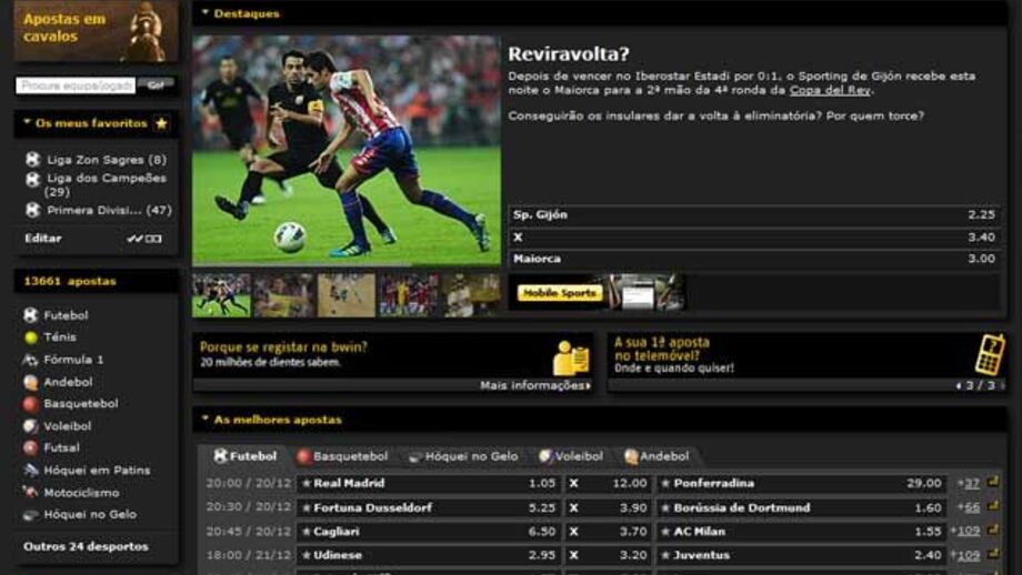 bwin lança nova aplicação para apostas desportivas