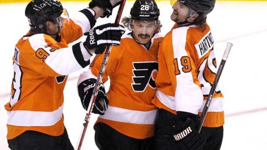 NHL: Flyers ofuscam estrelas de Dallas
