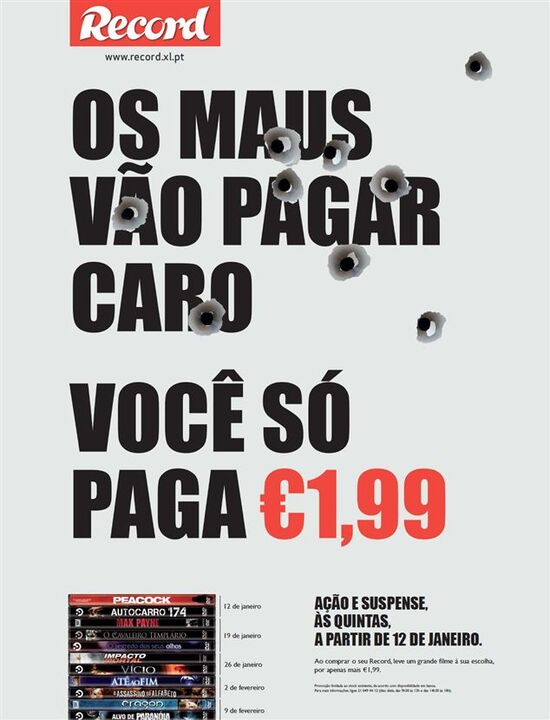 Os maus vão pagar caro você só paga €1,99
