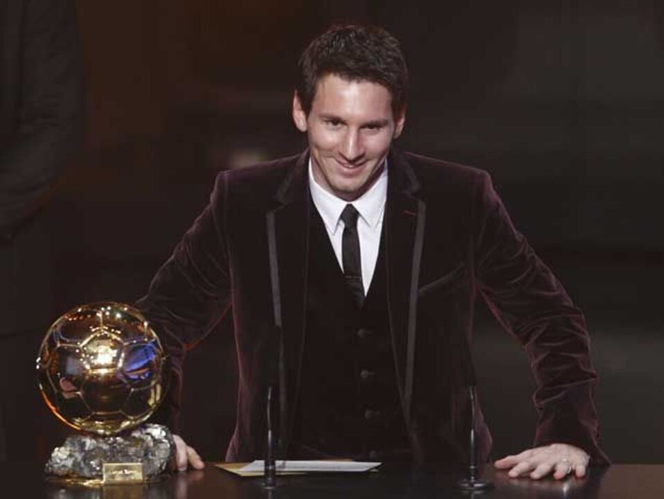 Messi conquista Bola de Ouro'2011