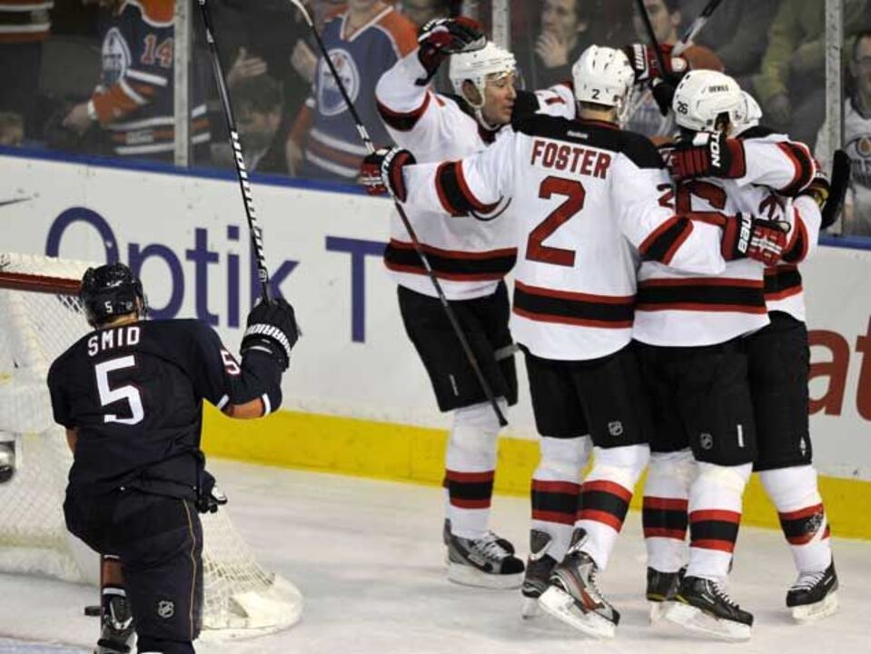 NHL: New Jersey triunfa em Edmonton