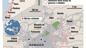 Tropas sírias recapturam subúrbios de Damasco
