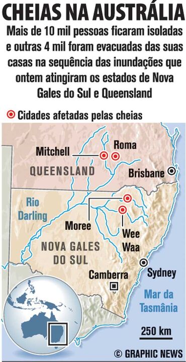 Cheias na Austrália