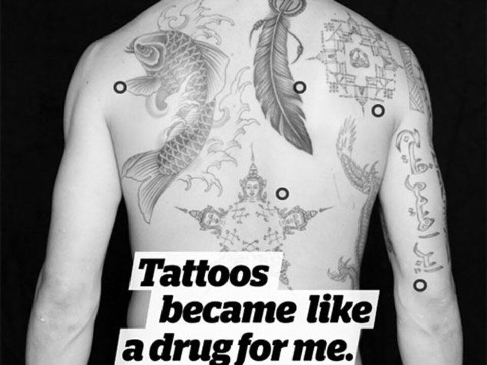 Ibrahimovic explica tatuagens no iPad