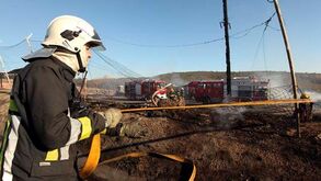 Incêndio em fábrica de madeira em Alverca