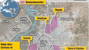 Homs espera por ataque terrestre