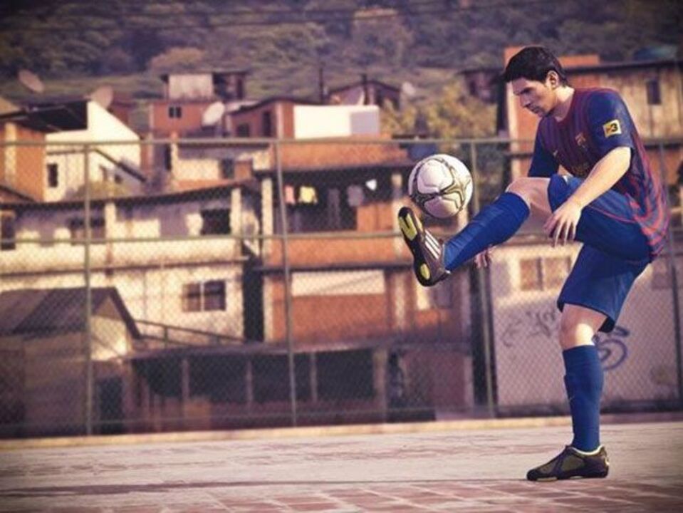 Rooney e Messi fazem magia no FIFA Street