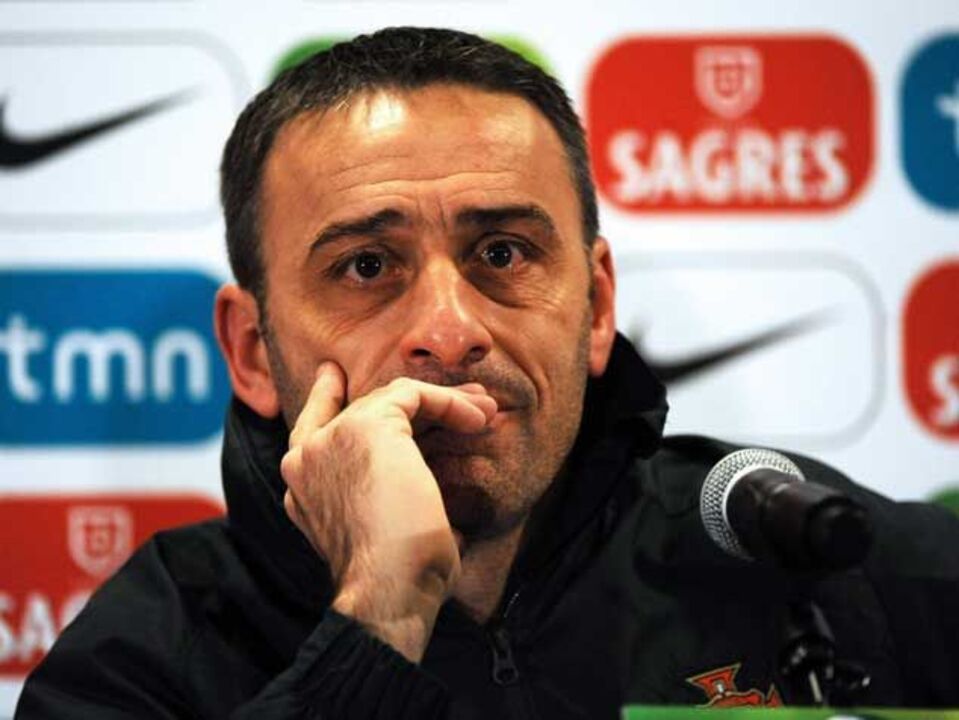 Paulo Bento na apresentação do torneio infantil da Pontinha