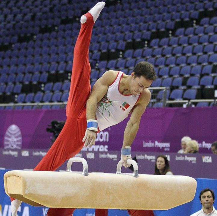Ginástica artística: Manuel Campos na final em Doha