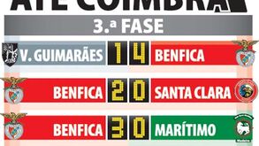 O caminho do Benfica na Taça da Liga