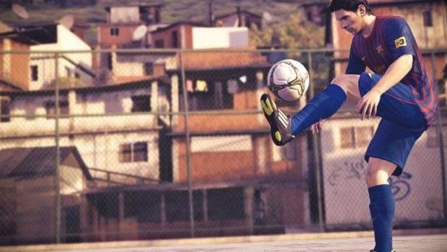 Rooney e Messi fazem magia no FIFA Street