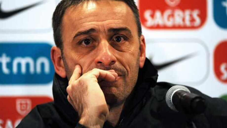 Paulo Bento na apresentação do torneio infantil da Pontinha