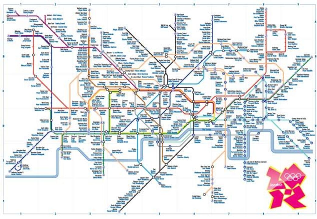 Mapa do metro de Londres