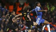 Chelsea-Barcelona em imagens