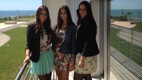 Javi García e Elena passam Páscoa em família