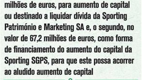 Ordem de trabalhos da AG do Sporting