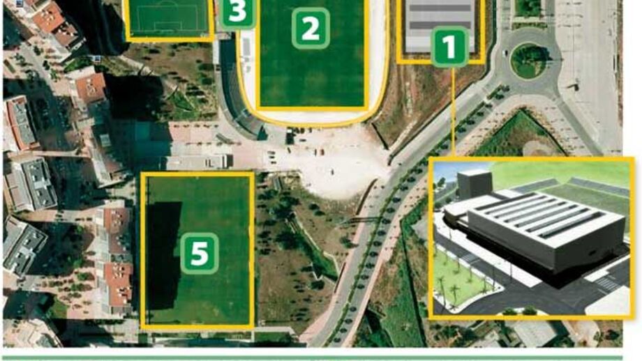 O novo complexo desportivo leonino