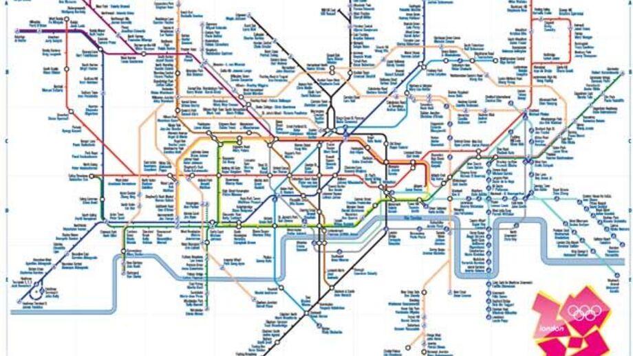 Mapa do metro de Londres