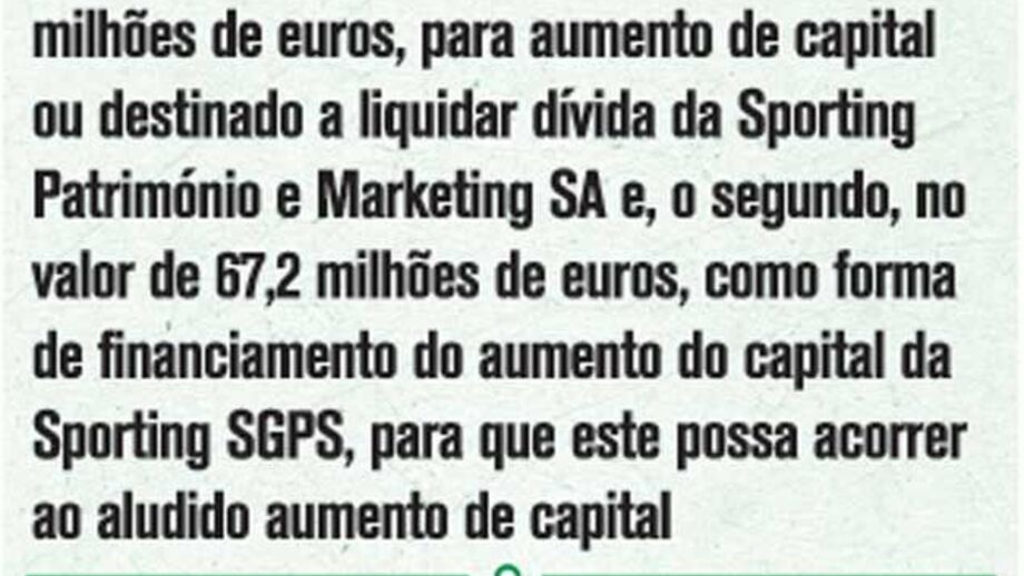 Ordem de trabalhos da AG do Sporting