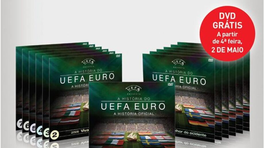COLECIONE TODA A EMOÇÃO DA HISTÓRIA DO EUROPEU DE FUTEBOL