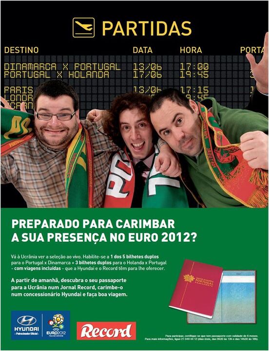 Preparado para carimbar a sua presença no Euro 2012?
