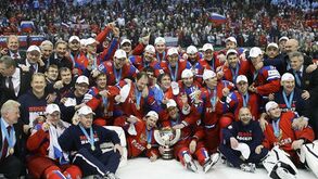 Rússia campeã Mundial de hóquei no gelo