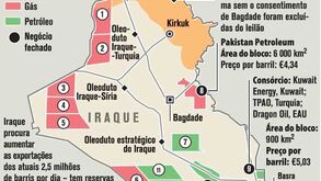 Iraque: primeiro leilão de direitos de exploração