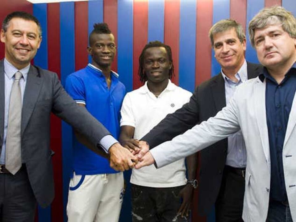 Barcelona apresenta Agostinho Cá e Edgar Ié