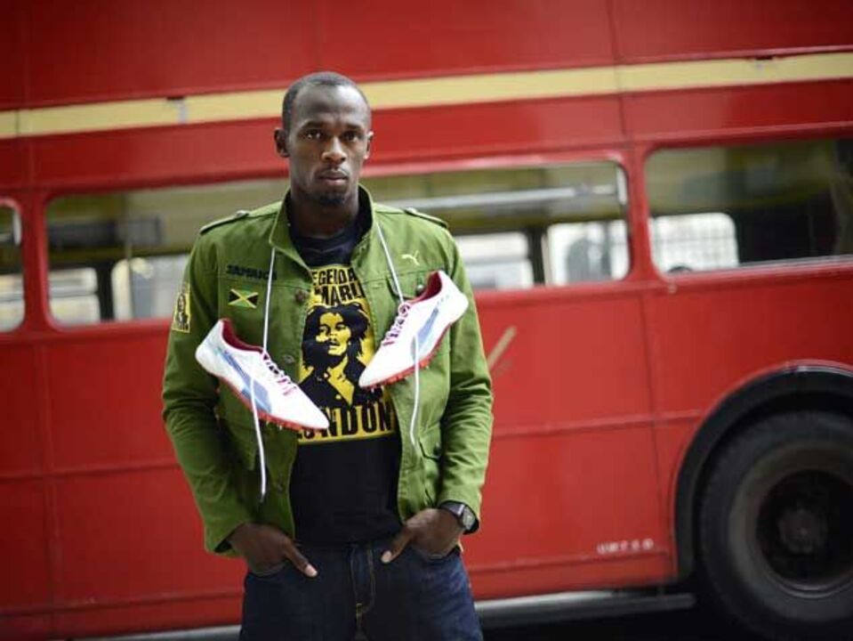 Usain Bolt é o porta-estandarte jamaicano
