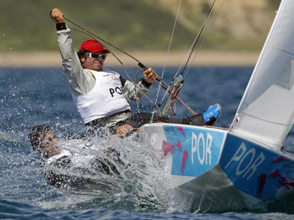 Portugueses em último na quarta regata