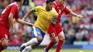 Hulk titular no triunfo do Brasil