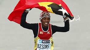 Timor-Leste representado por dois maratonistas