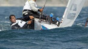Portugueses em 9.º na quinta regata de Star