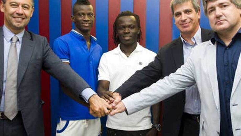 Barcelona apresenta Agostinho Cá e Edgar Ié