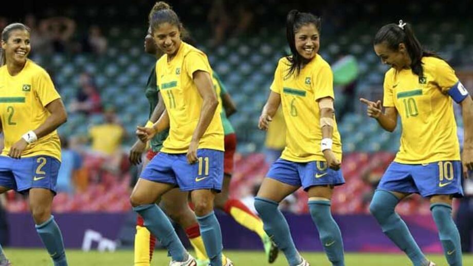 Brasil encheu a mão de Camarões