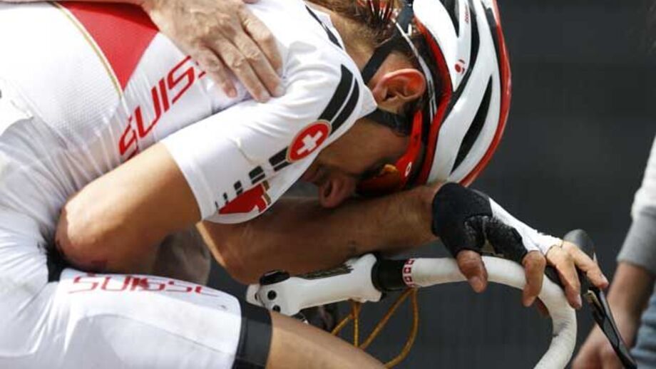 Exames descartam fraturas em Cancellara