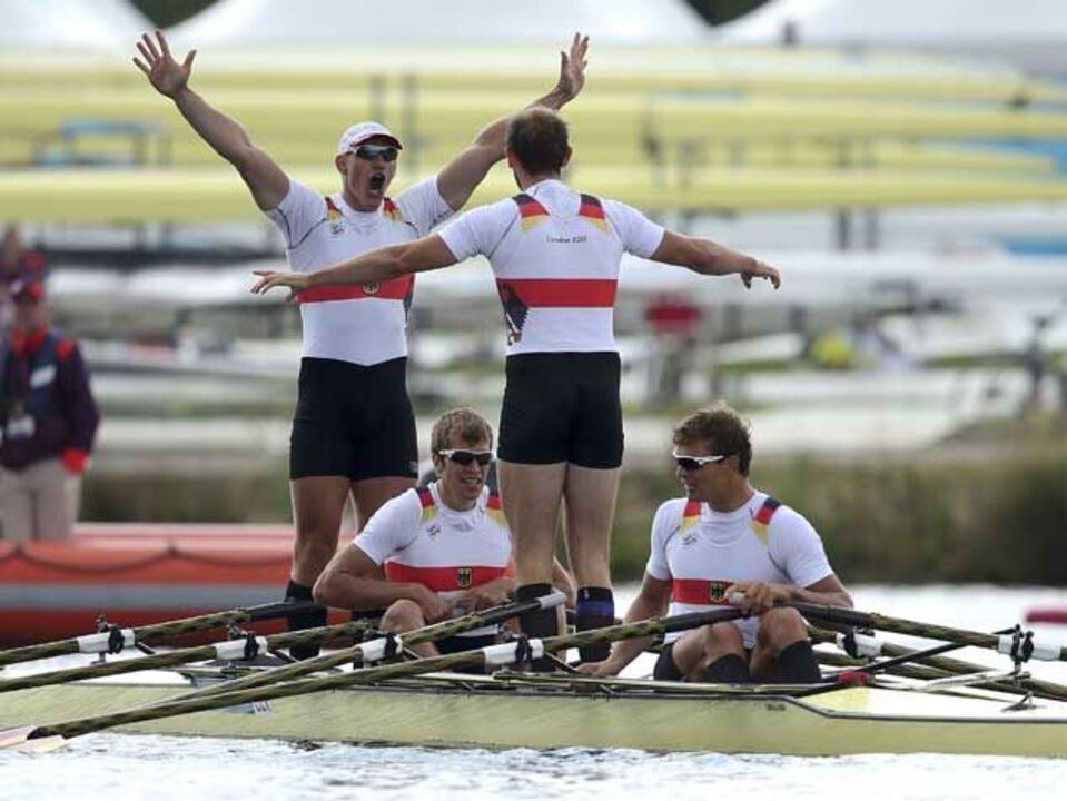 Alemães campeões de scull de quatro