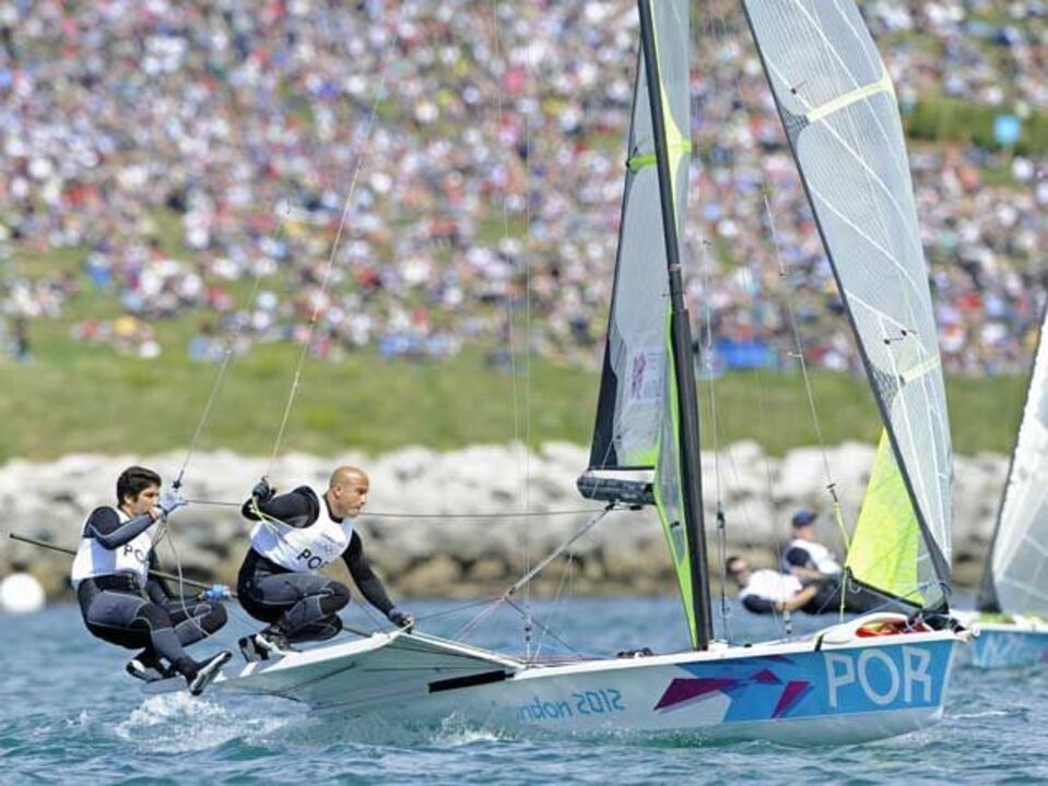 Freitas/Andrade descem para quinto lugar em 49er 