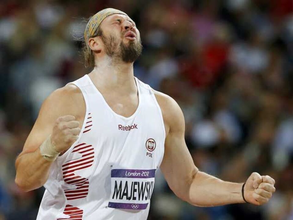 Majewski revalida título no lançamento do peso