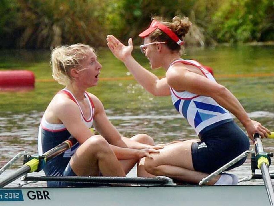 Britânicas conquistam título no double scull ligeiro