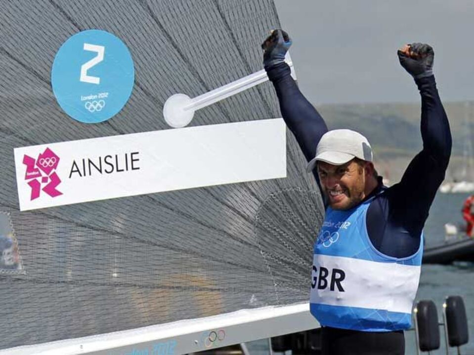 Ouro para Ben Ainslie em finn