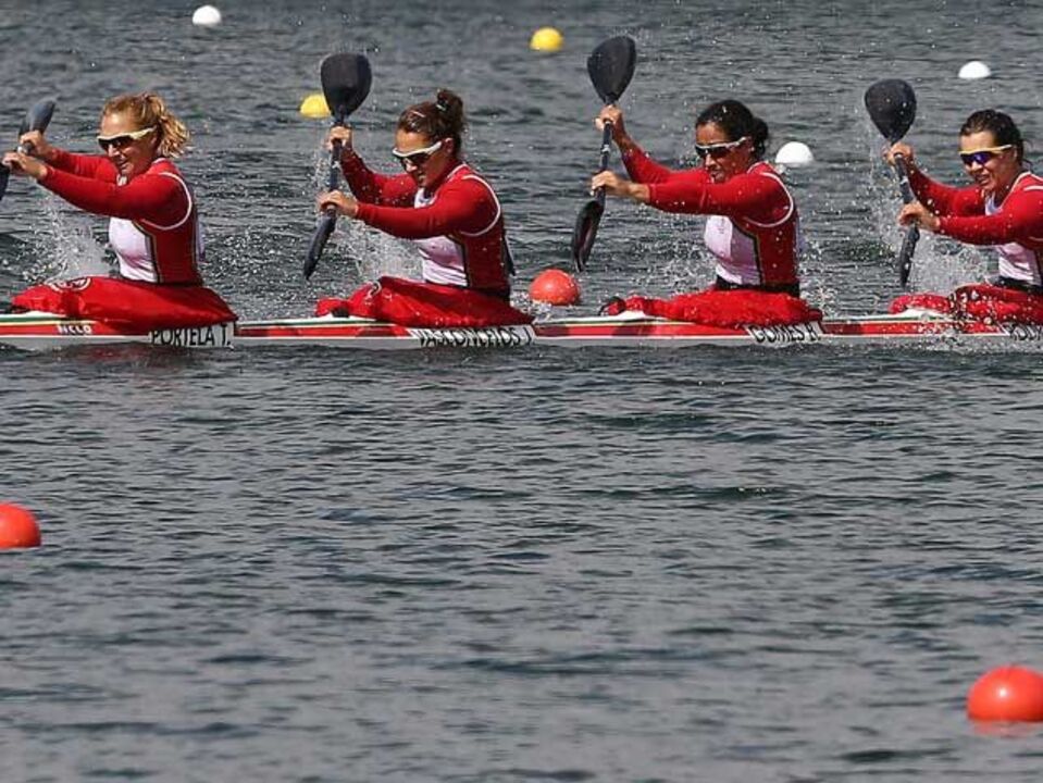Portugal no 6.º lugar de K4 500 feminino