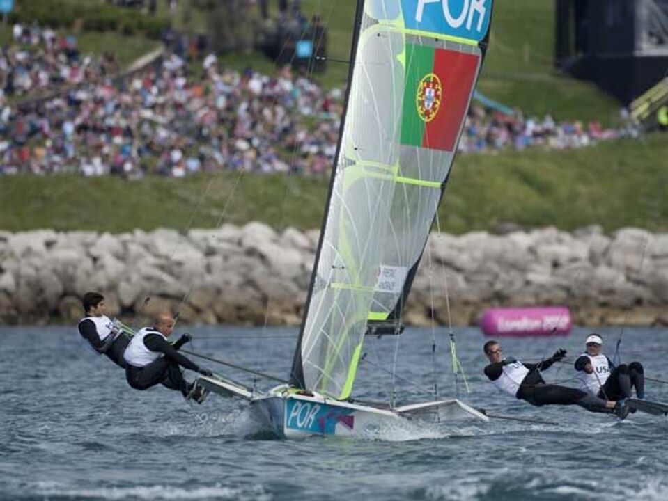Dupla portuguesa de 49er termina no 8.º lugar