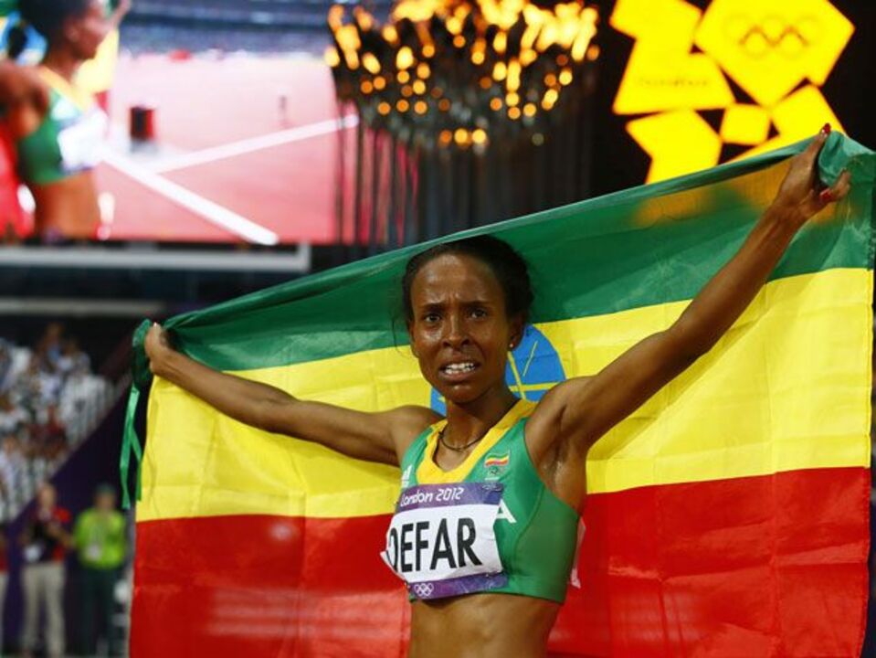 Meseret Defar conquista ouro nos 5.000 metros femininos