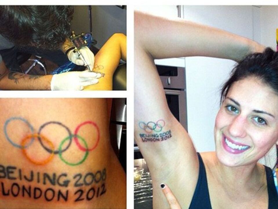 Stephanie Rice retoca tatuagem