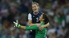 Os festejos de Hope Solo 