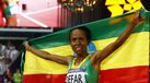 Meseret Defar conquista ouro nos 5.000 metros femininos