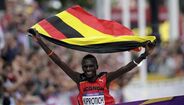 Stephen Kiprotich conquista ouro na maratona